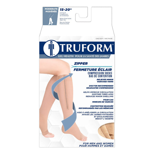 TRUFORM Zipper Compression Stockings