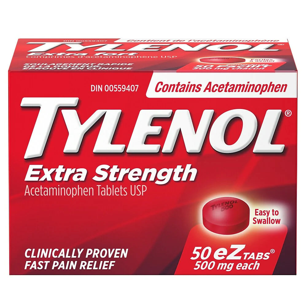 TYLENOL EXTRA STRENGTH 500MG 50 CAPLETTYLENOL EXTRA STRENGTH 500MG 50 CAPLET