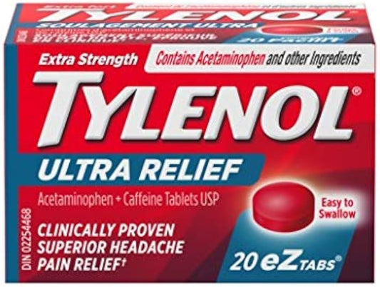 TYLENOL ULTRA RELIEF 20 EZ TABSTYLENOL ULTRA RELIEF 20 EZ TABS