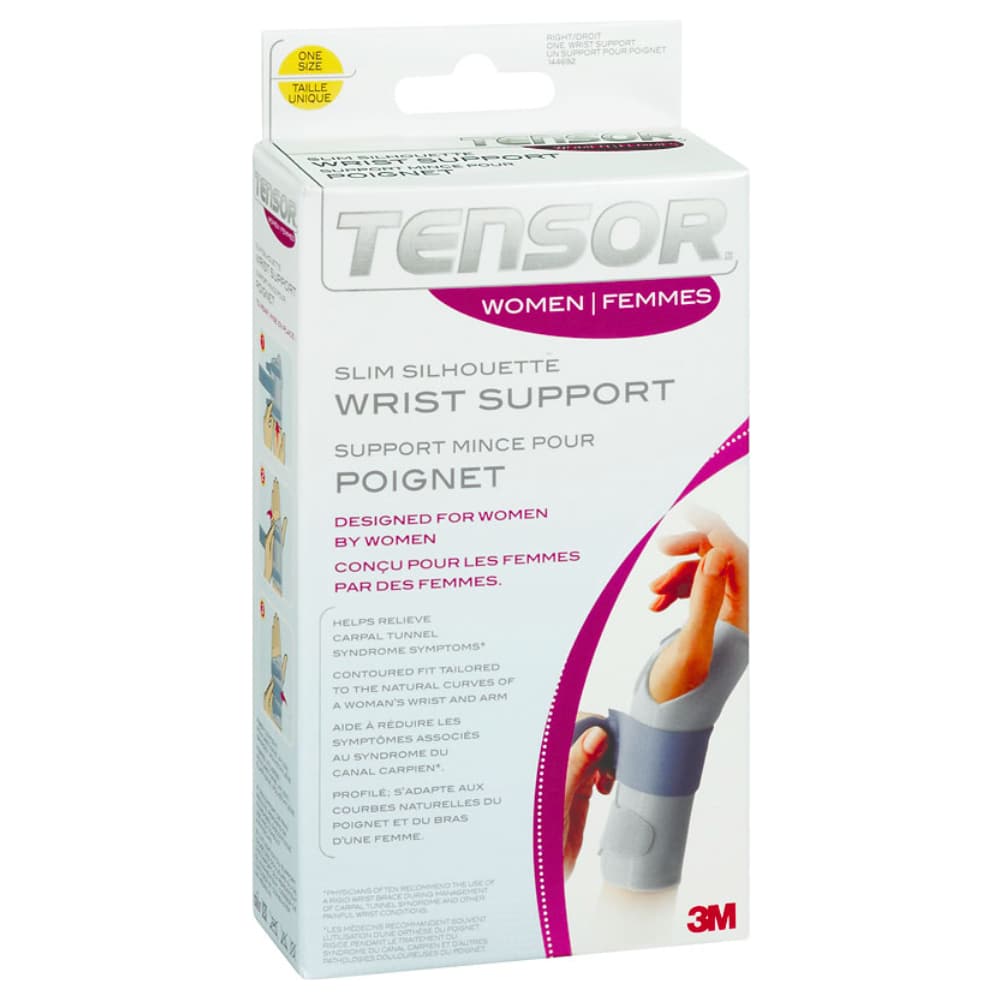Tensor Women Slim Silhouette Wrist Support Right Hand One Size