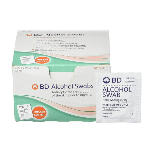 Alcohol Swabs Regular Bd 100 by Becton Dickinson