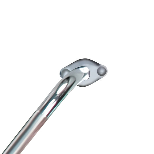 The Chrome Knurled grab bar includes a rotating flange for easy installation.Learn more