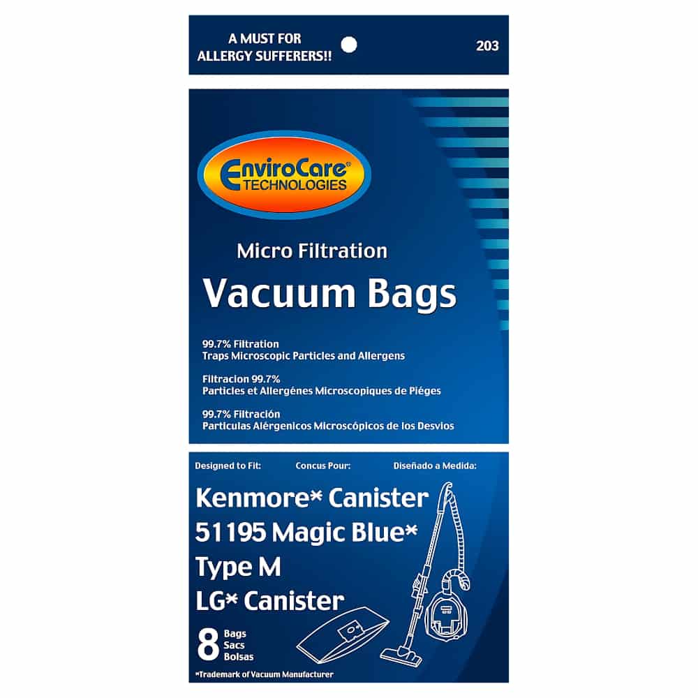 These vacuum bags are specifically designed to fit Kenmore 51195 models