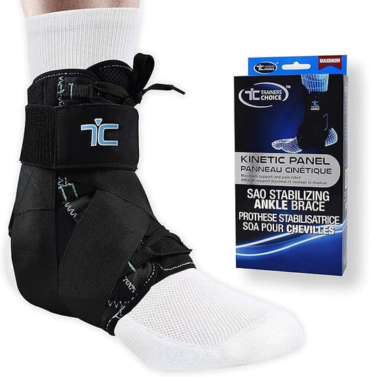 Trainers Choice Kinetic Panel SAO Stabilizing Ankle Brace - Medium