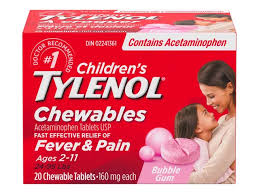 Tylenol* Children's Fever & Pain Chewable Tablets - 20's