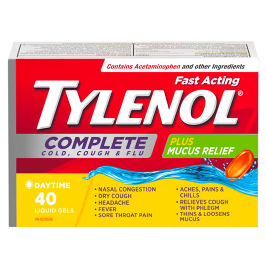 Tylenol* Complete Extra-Strength Cold, Cough & Flu Caplets - 40s� �