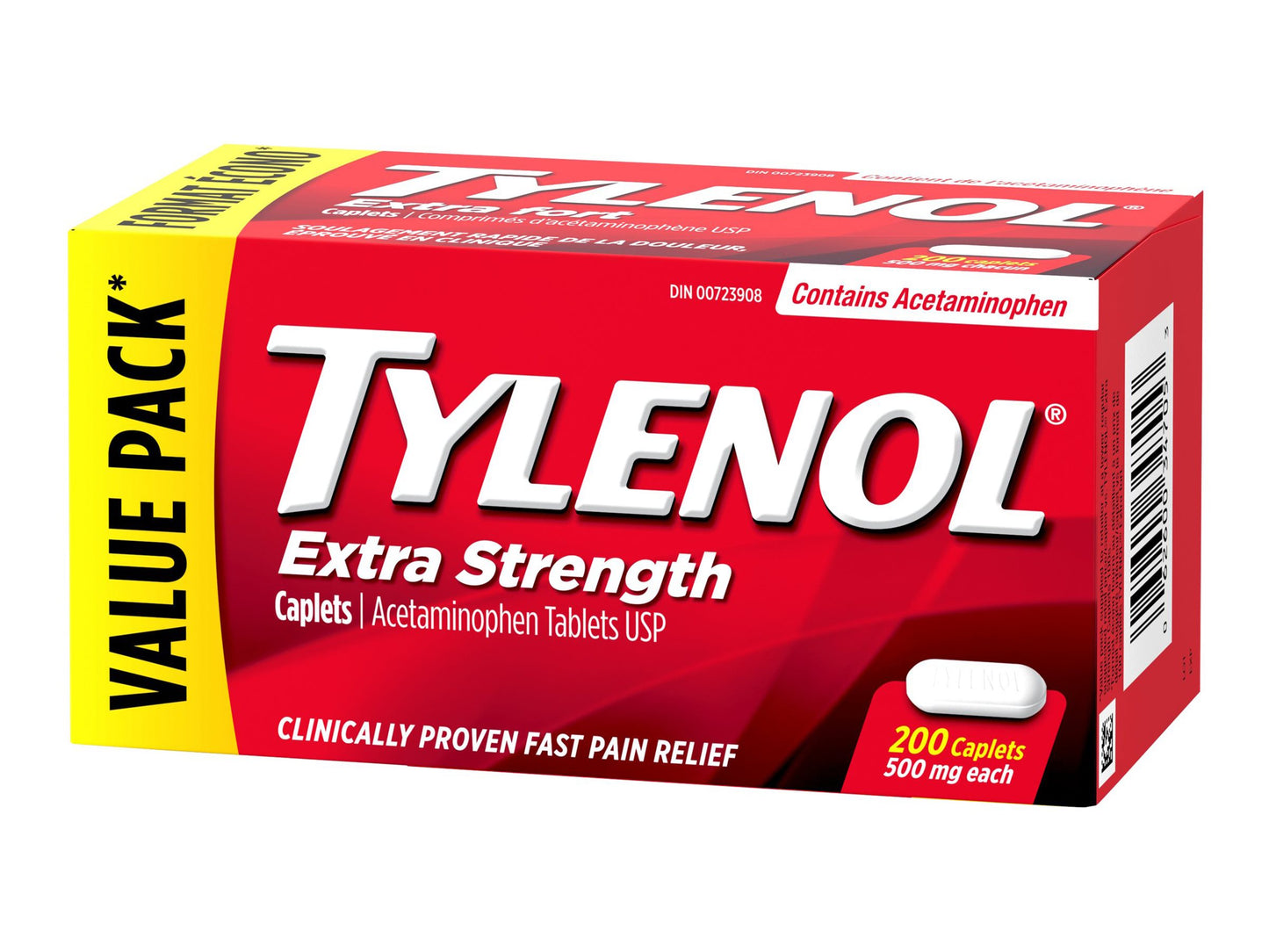 Tylenol* Extra Strength Caplets - 500mg - 200s