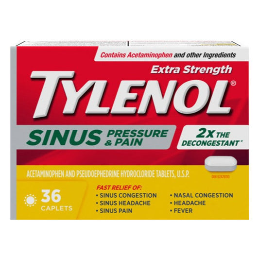 Tylenol* Extra Strength Sinus Pressure & Pain Caplets - 36's� �