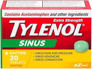 Tylenol* Extra Strength Sinus eZ Tabs - 20's