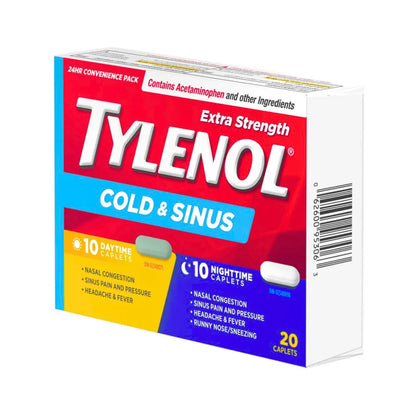 Tylenol Cold & Sinus 20 caplets
