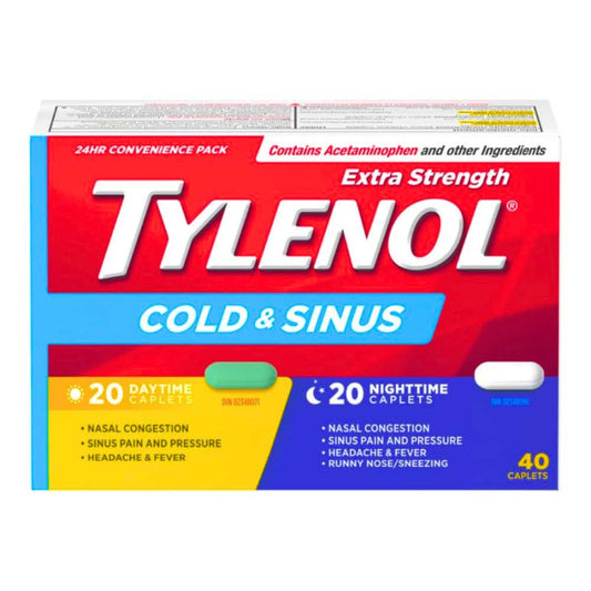 Tylenol Cold and Sinus Extra-Strength Pain Reliever 