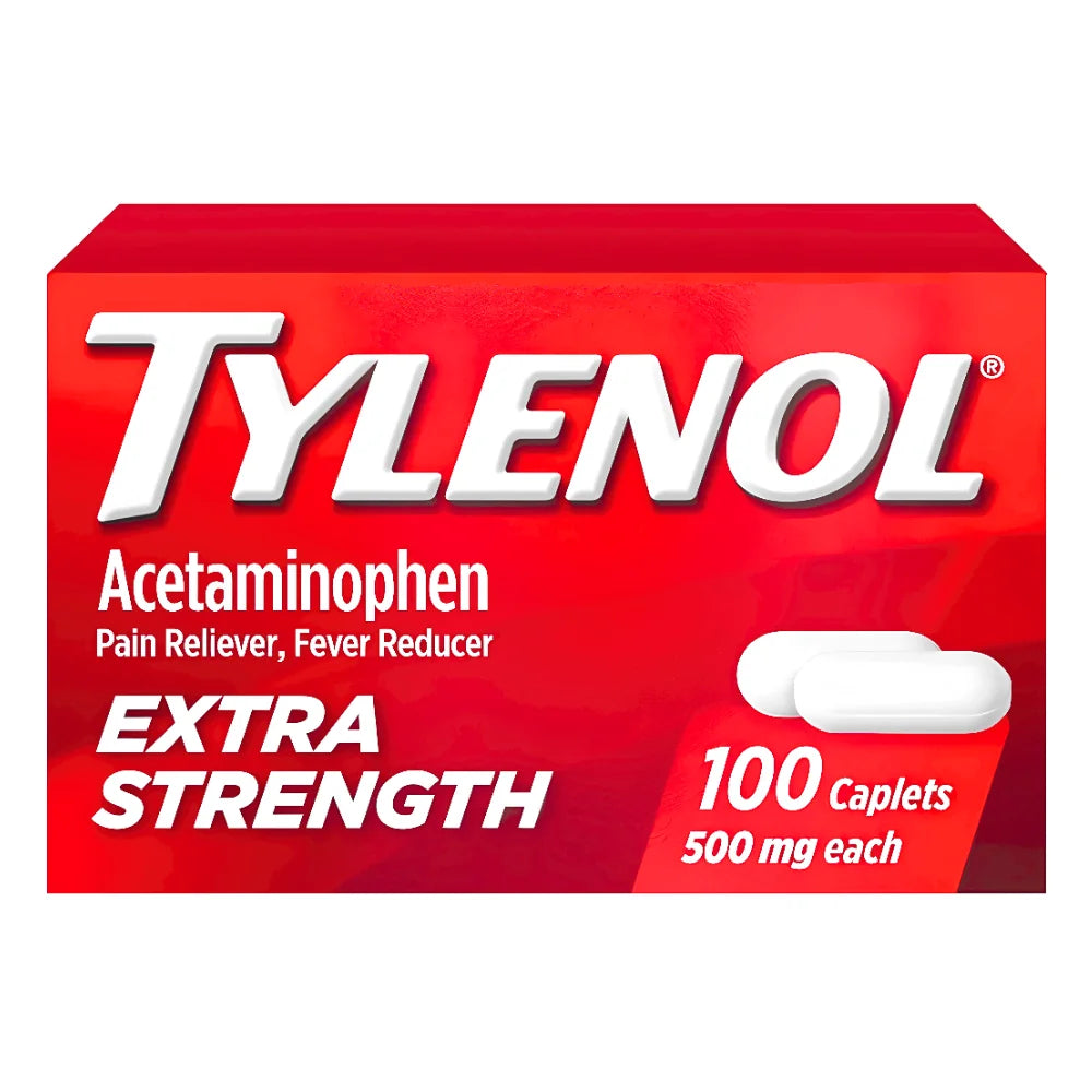 Tylenol Extra Strength 500mg (Box 100 Caplets)