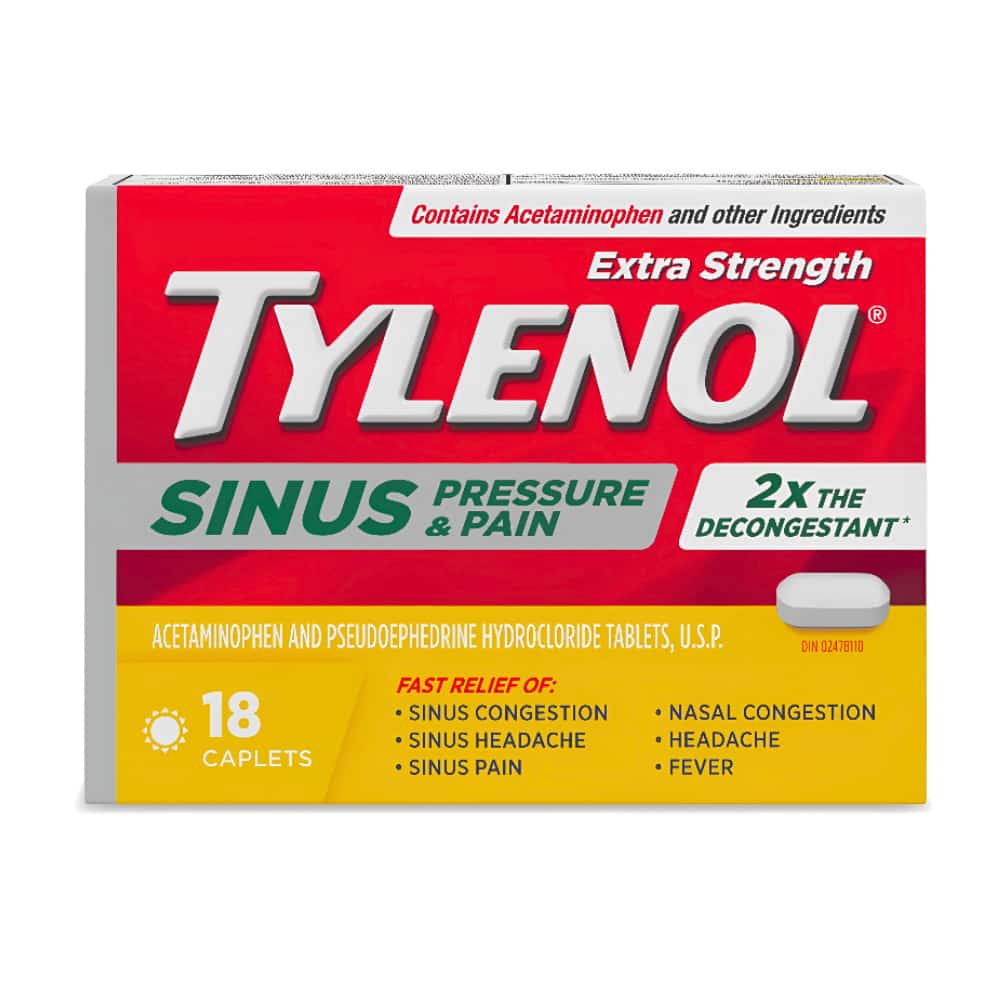 Tylenol* Sinus Pressure and Pain - 18s