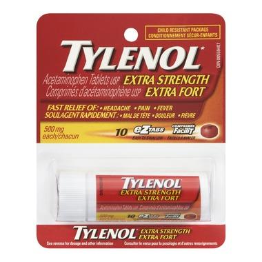 Tylenol Tabs ~ Extra Strength 500mg