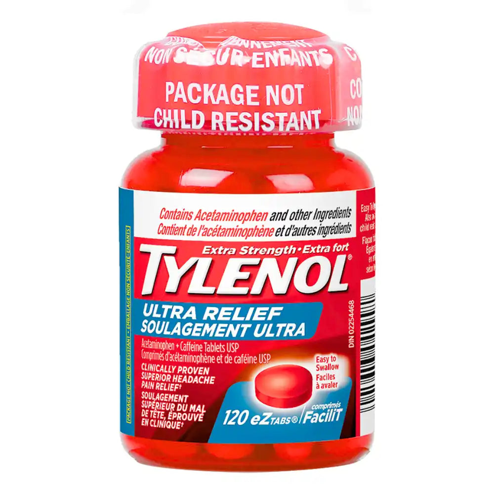 Tylenol Ultra Relief Extra Strength (Bottle 120 tabs)