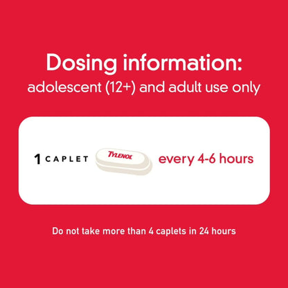 Tylenol medicine for sinus pain and sinusitis