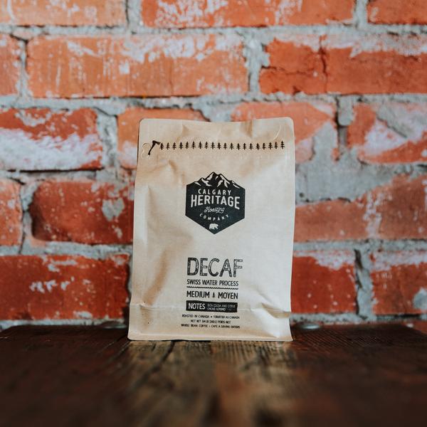 Calgary Heritage Roasting Company: Decaf Roasted Coffee