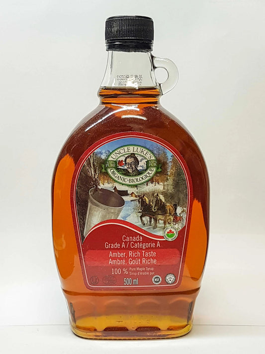 Uncle Luke's: Organic Maple Syrup Amber Rich Taste