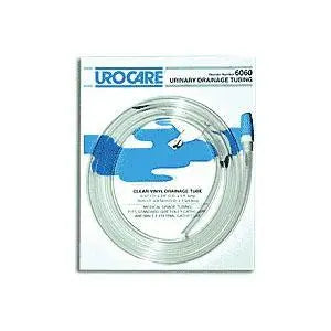 Ea/1 Clear Vinyl Drainage Tubing With Graduated Adaptor And Cap, Size 60In Length X 9/32In Id, Non-Sterile