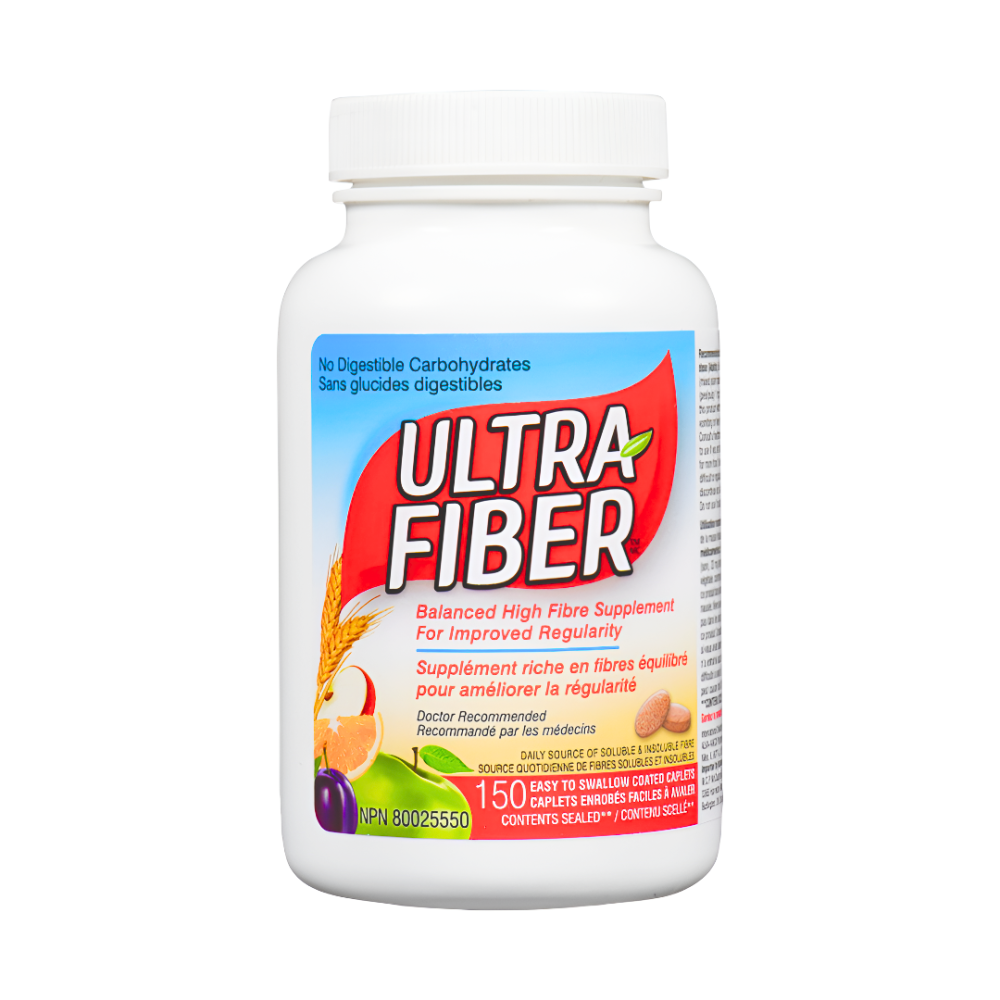 Ultra-Fiber® Dietary Fiber Caplets 150 Count (Per Each)