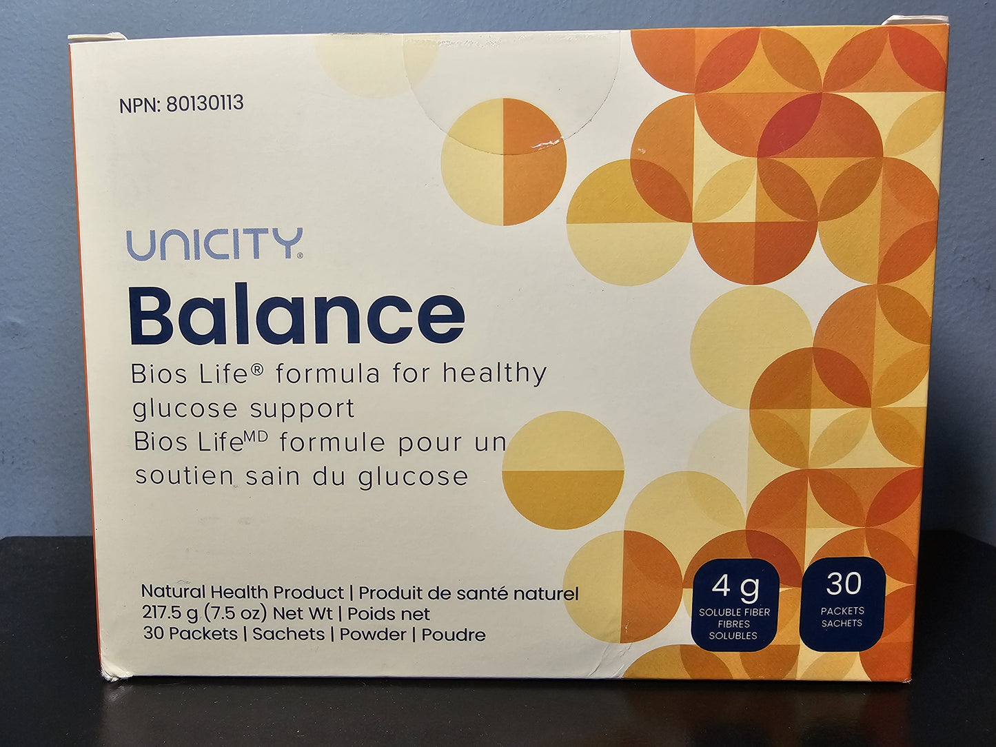 Unicity Balance for Healthy Glucose Support - 30 packets - Bios Life New Packaging