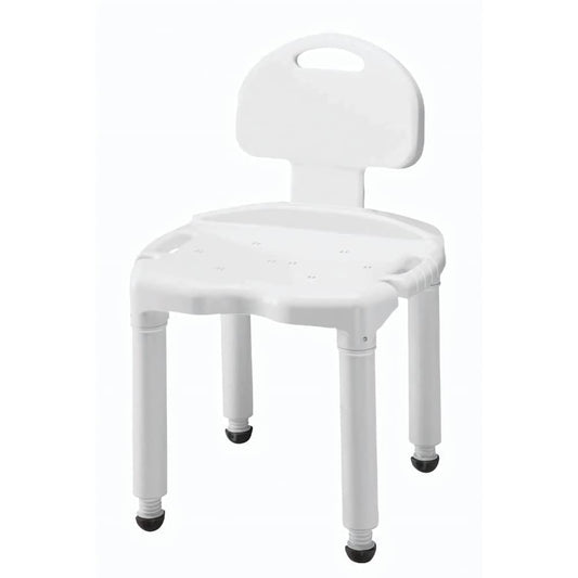 Universal bath seat with back