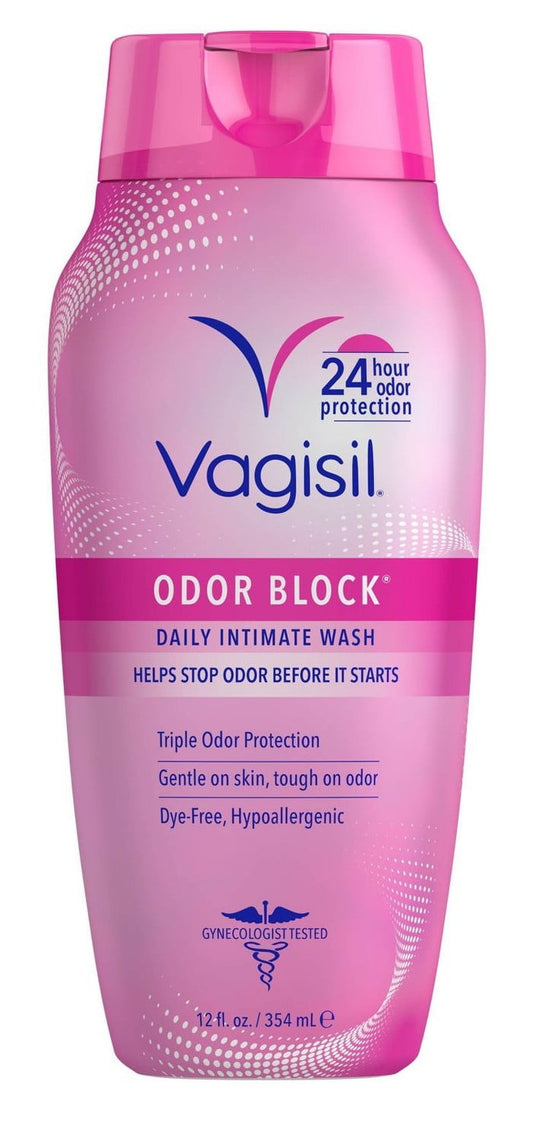 Vagisil Daily Intimate Wash Odor Block 12oz (Pack of 3)