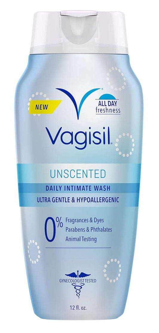 Vagisil Daily Intimate Wash Unscented 12oz (Pack of 3)