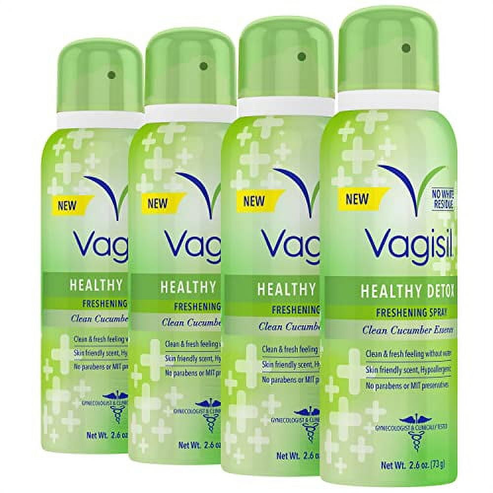 Vagisil Healthy Detox Freshening Spray 4-Pack