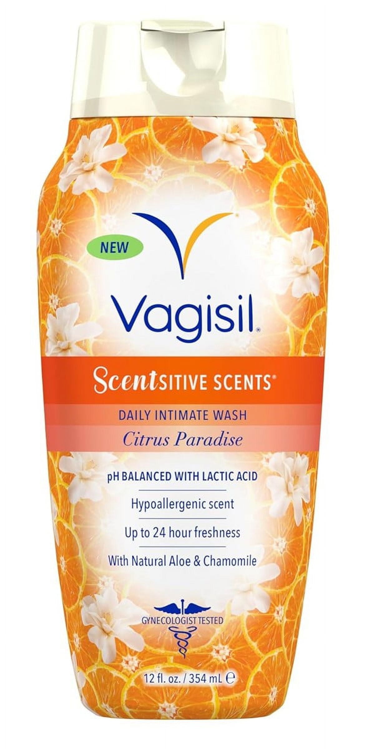 Vagisil Wash Scentsitive Scents Citrus Paradise 12oz (Pack of 3)