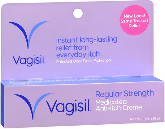 Vagisil Anti-Itch Creme Original Strength 1 oz (Pack of 4)