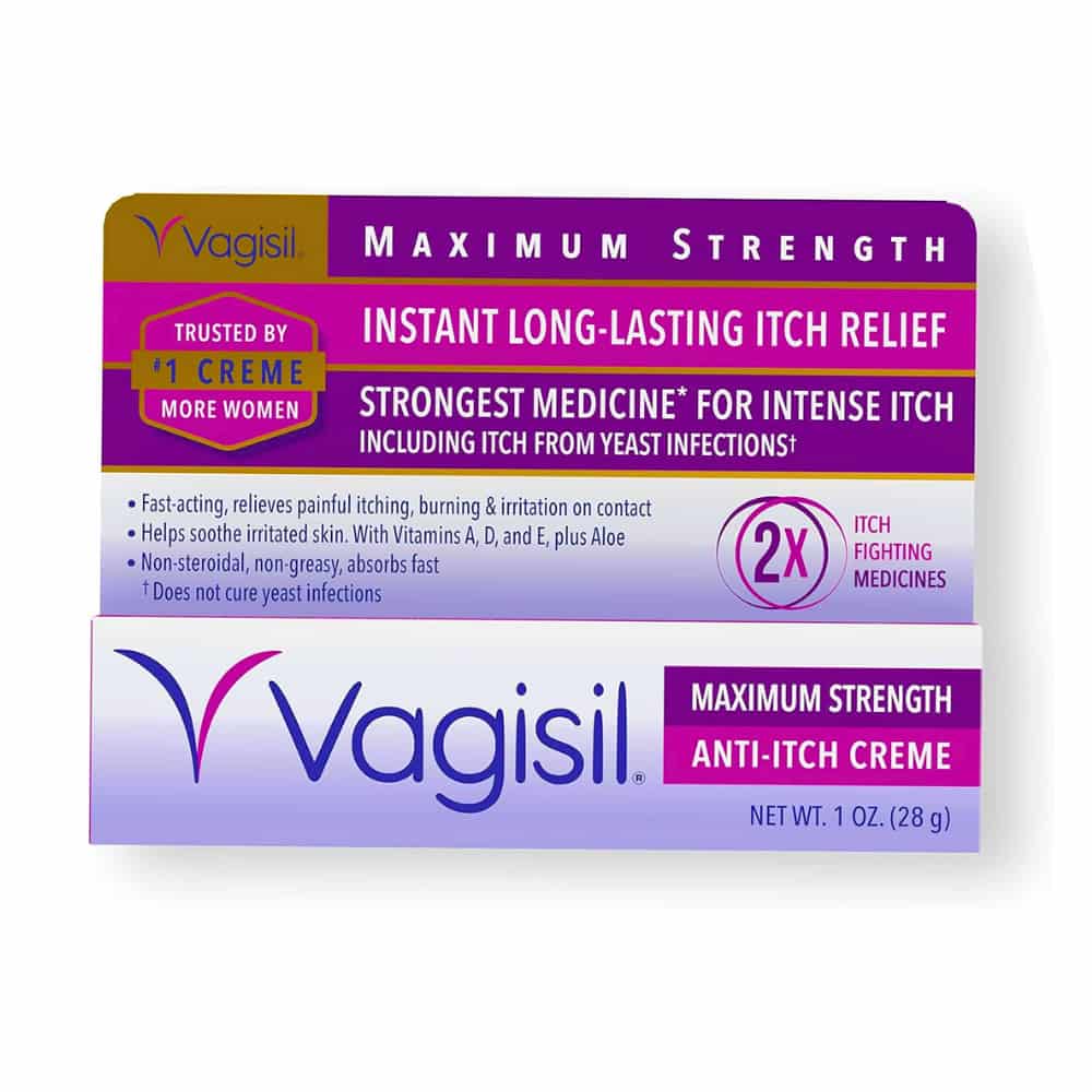 Vagisil Anti-Itch Creme Maximum Strength Instant Itch Relief 1 oz