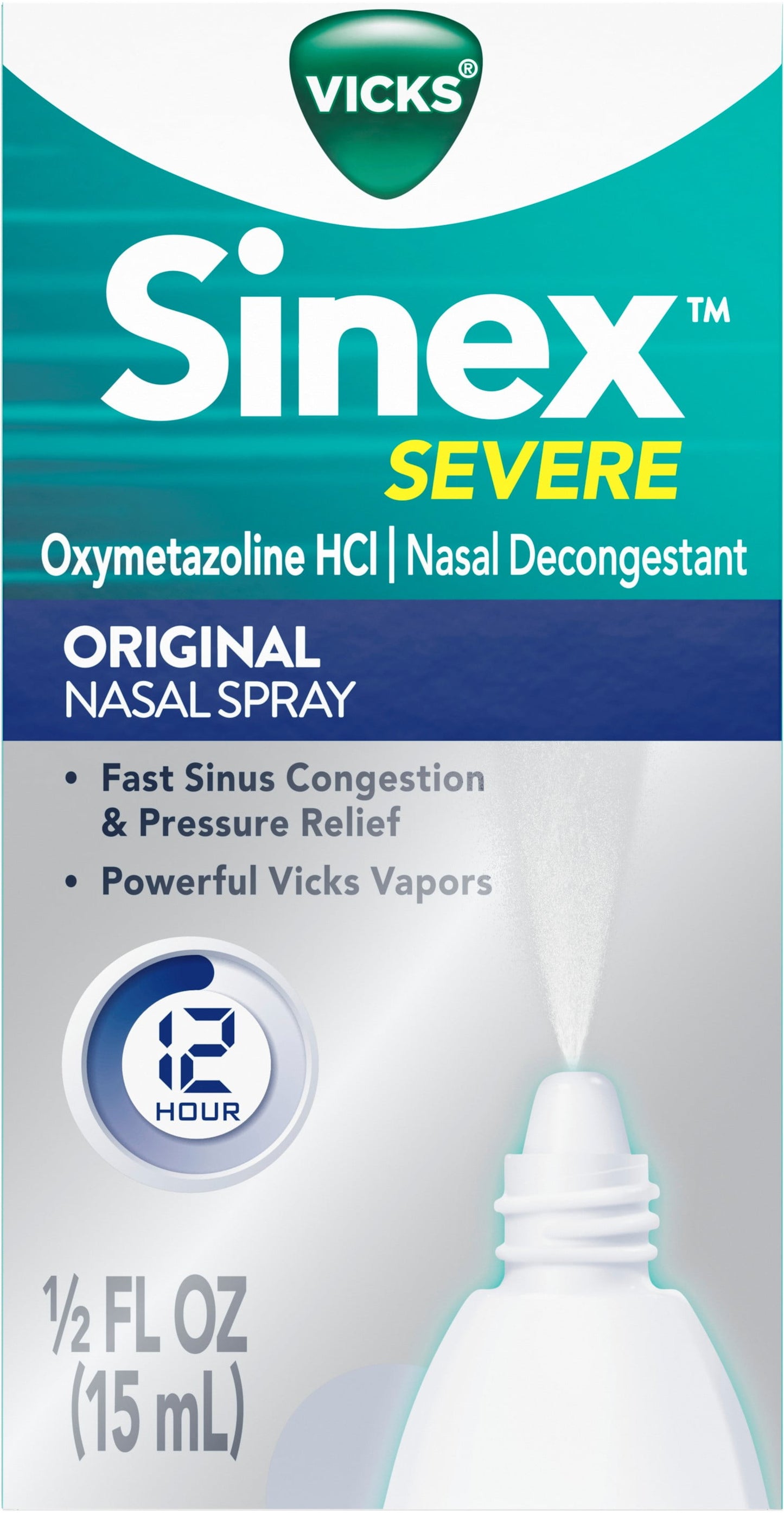 Vicks Sinex Severe Nasal Spray with Menthol 0.50 oz