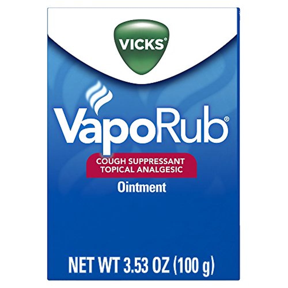 Vicks VapoRub Cough Suppressant Topical Ointment 3.53 oz (Pack of 16)