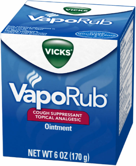 Vicks VapoRub Ointment 6 oz (Pack of 4)