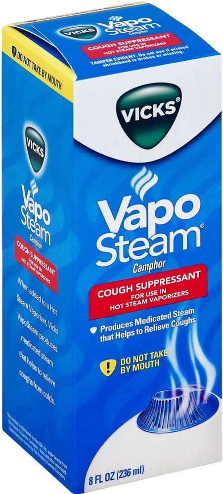 Vicks VapoSteam Cough Suppressant Liquid 8 oz (Pack of 4)