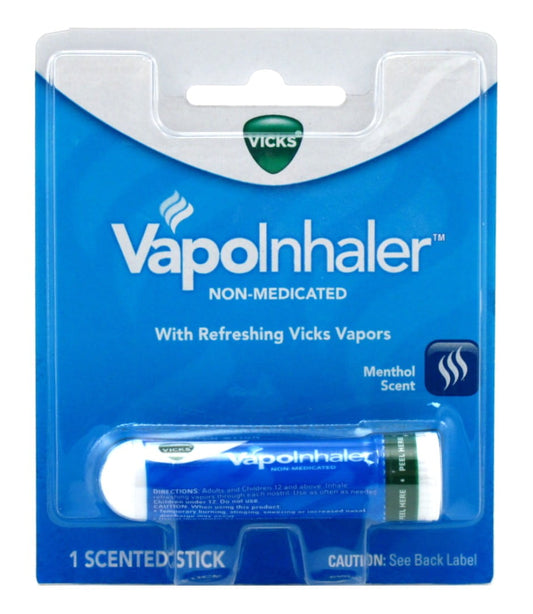 Vicks Vapoinhaler Stick Non- Medicated Menthol Scent (Pack of 3)