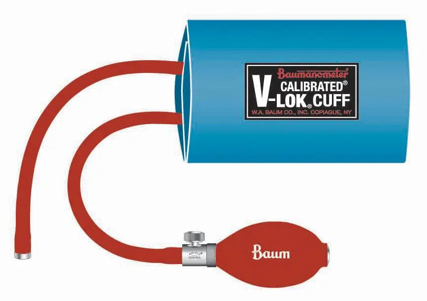 Ea/  Inflation Blood Pressure System W/ V-Lok Cuff, Bag, Bulb - Adult