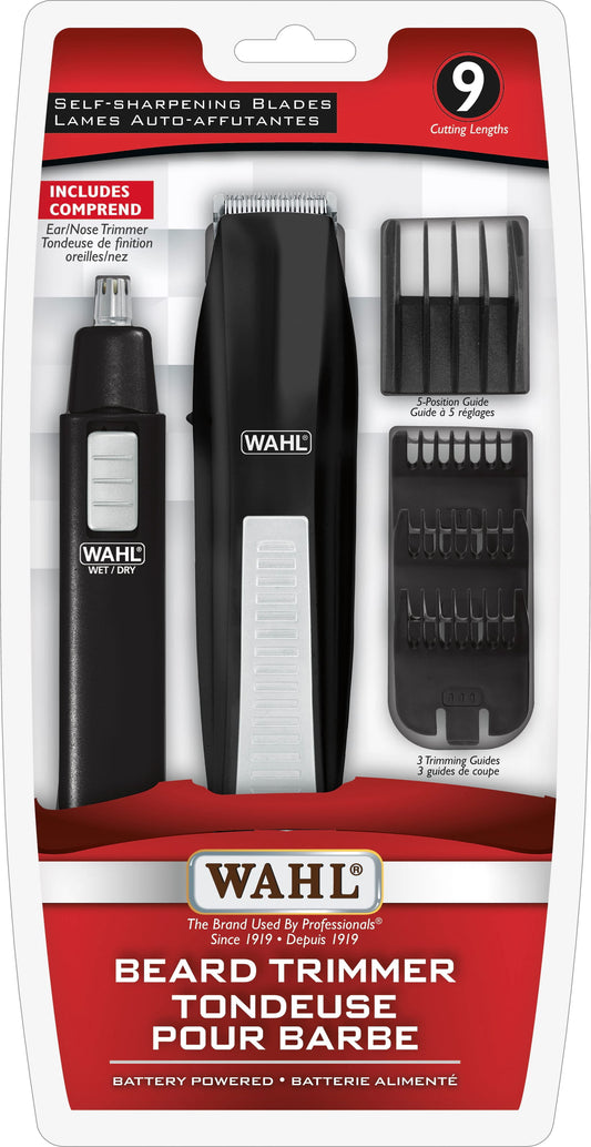 Wahl Beard Trimmer with bonus Ear/Nose trimmer