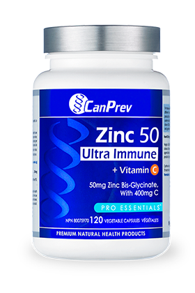 CanPrev: Zinc 50 Ultra Immune + Vitamin C