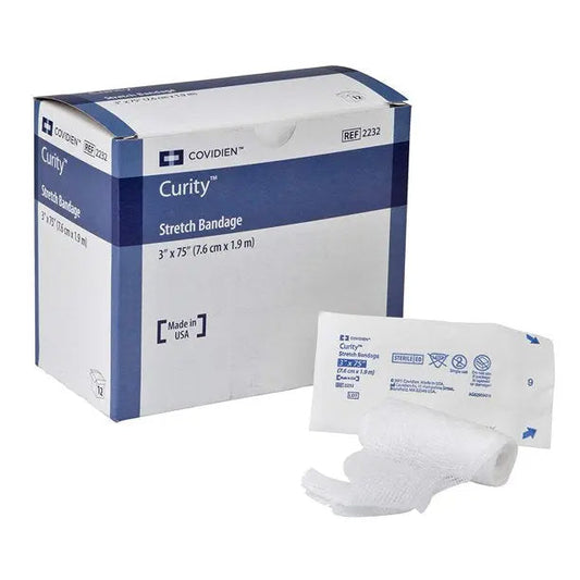 Bx/12 Curity Stretch Bandage Non-Sterile 2" X 75"