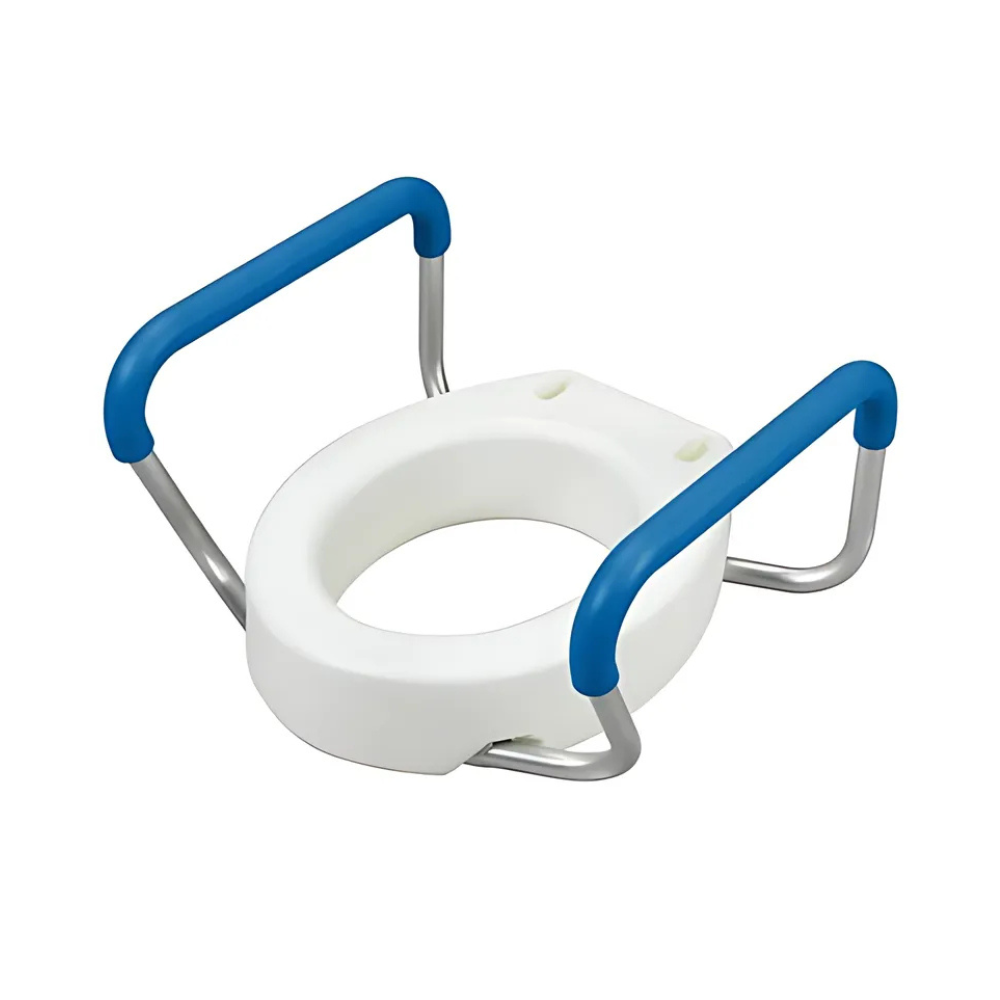 Safe Riser Airway 4” Toilet Seat Riser With Removable Arms – Safe Care Store Canada