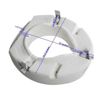 Airway 5" Universal Raised Toilet Seat