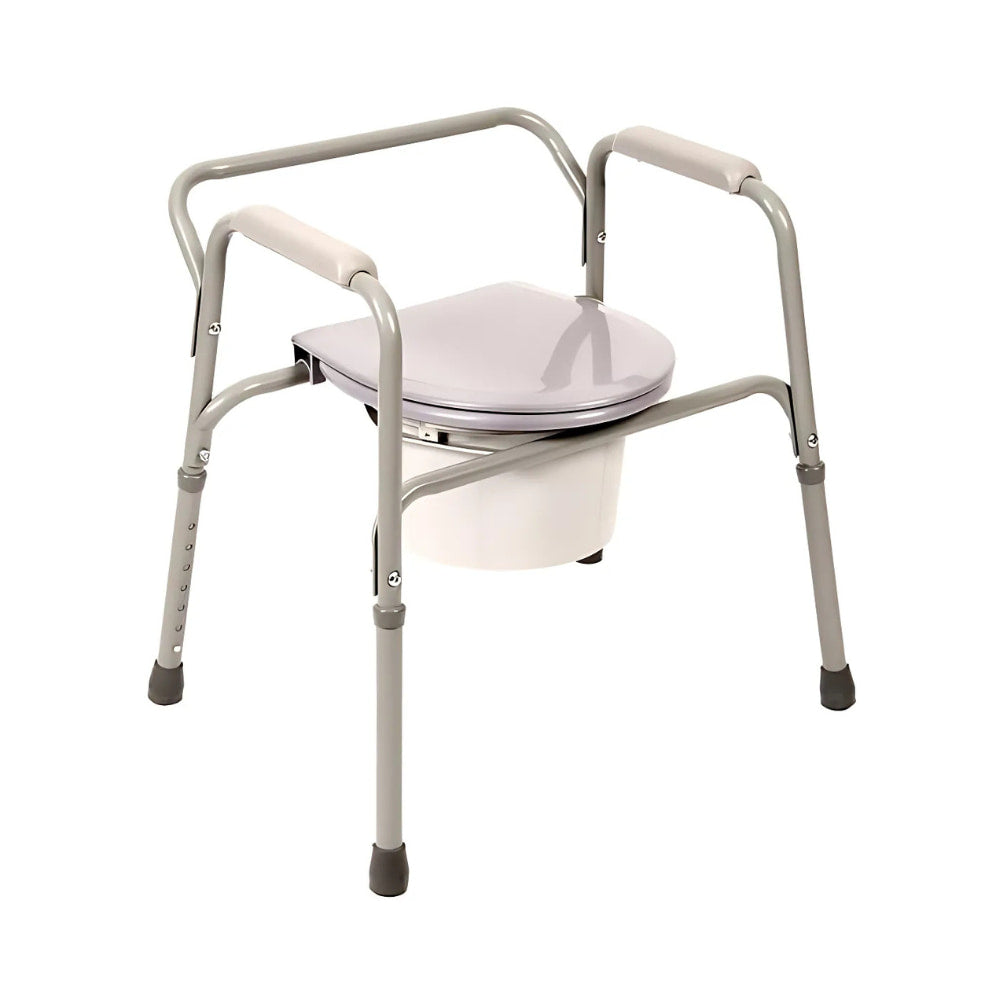 Airway Coated Steel Commode