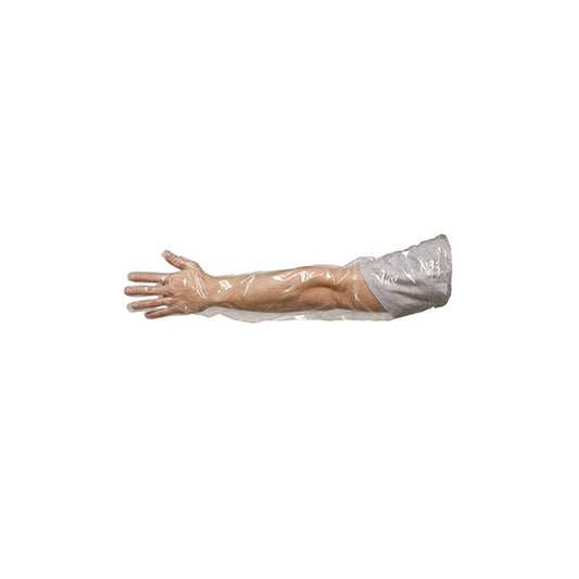 Almedic® Polyethylene Gloves, Shoulder Length (Box 100 pcs)