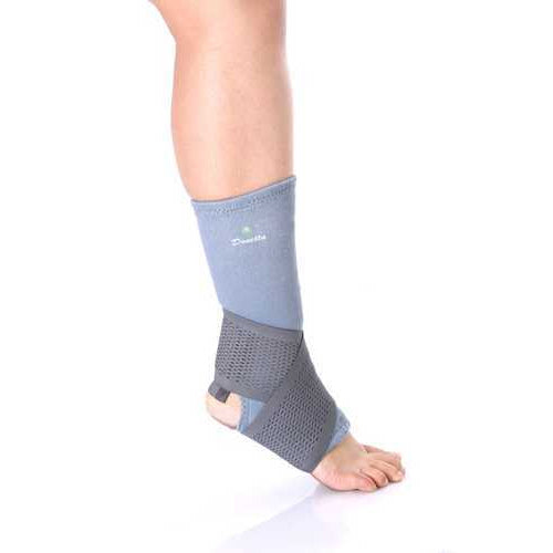 Ea/1 Ankle Brace With Spiral Stays Charcoal X-Large