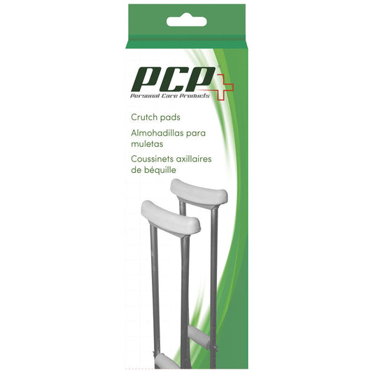 Pr/1 Pcp Underarm Crutch Pads Extra Thick Grey Washable Latex-Free