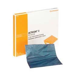 ACTICOAT Flex 7 Antimicrobial Barrier Dressing with Silcryst Nanocrystals 2" x 2" 5466800403-Each