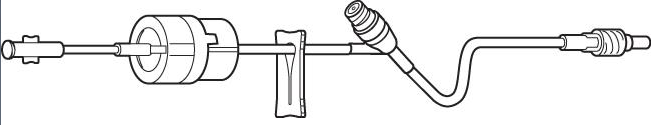 Cs/48 Clearlink Extension Set W/ Control-A-Flo Regulator 19" 3.3Ml Luer Valve W/ Male Adapter & Retractable Collar Sterile
