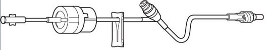 Cs/48 Clearlink Extension Set W/ Control-A-Flo Regulator 19" 3.3Ml Luer Valve W/ Male Adapter & Retractable Collar Sterile